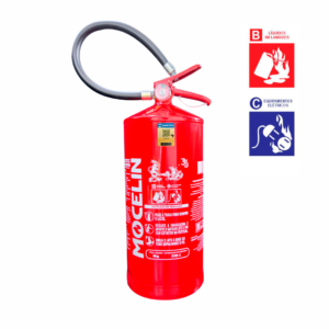 Extintor Industrial PQS BC 8kg | Certificado INMETRO | Classes B e C