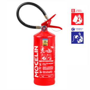Extintor Industrial PQS BC 4kg | Certificado INMETRO | Classes B e C