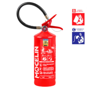 Extintor Industrial PQS BC 4kg | Certificado INMETRO | Classes B e C