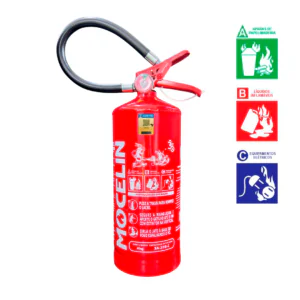 Extintor Industrial PQS ABC 4kg | Certificado INMETRO | Classes A, B e C